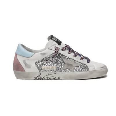 Golden Goose Super-Star 'Blue Pink Glitter' (Women)