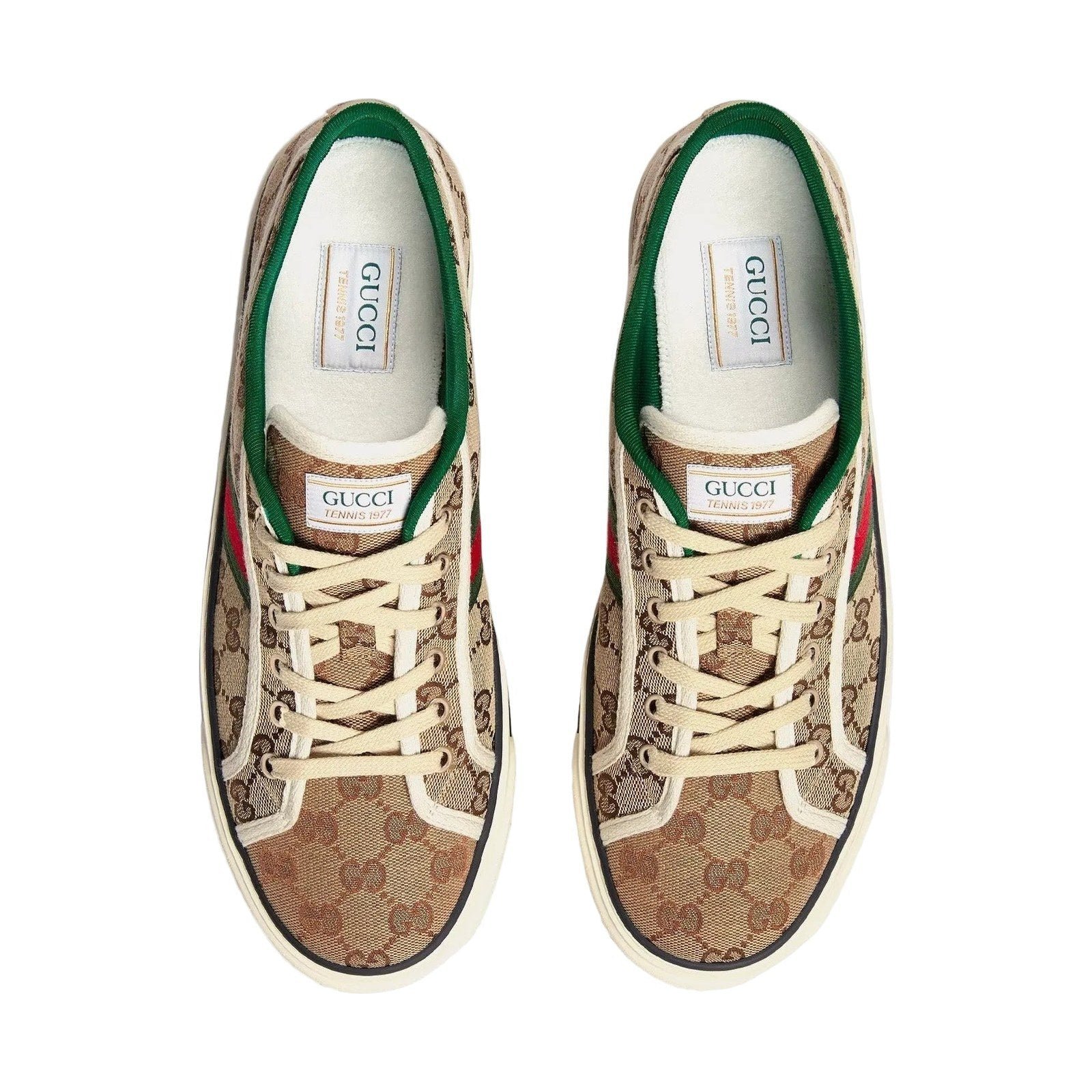 Gucci Tennis 1977 'GG Canvas Beige Ebony' (Women) - الصورة 5