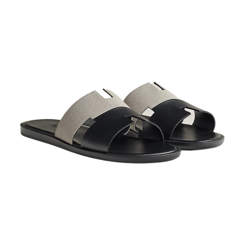 Hermès Izmir Sandal 'Black White' (Men) - الصورة 2