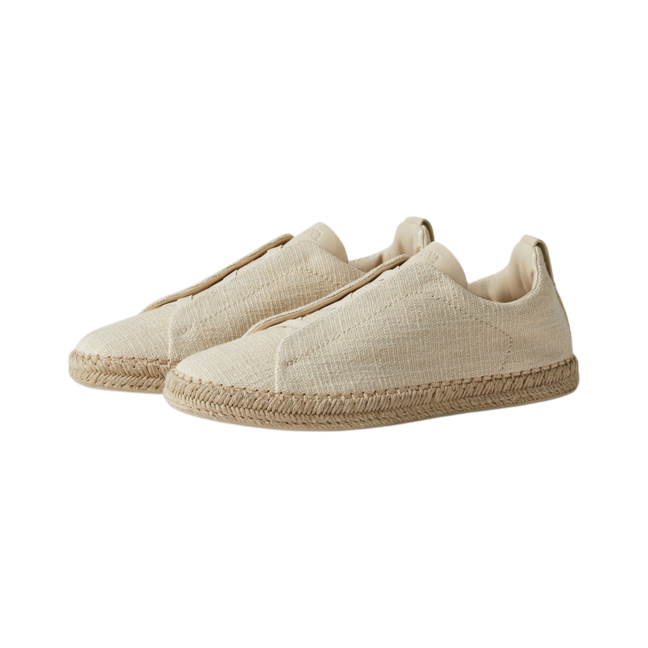 Zegna Triple Stitch™ Espadrille 'Off White Linen' (Men) - الصورة 2