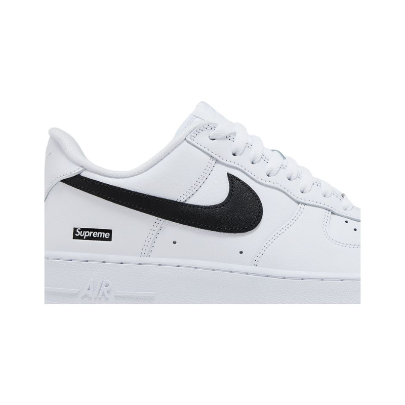 Nike x Supreme Air Force 1 Low 'Box Logo - White Black' (Men) - الصورة 2