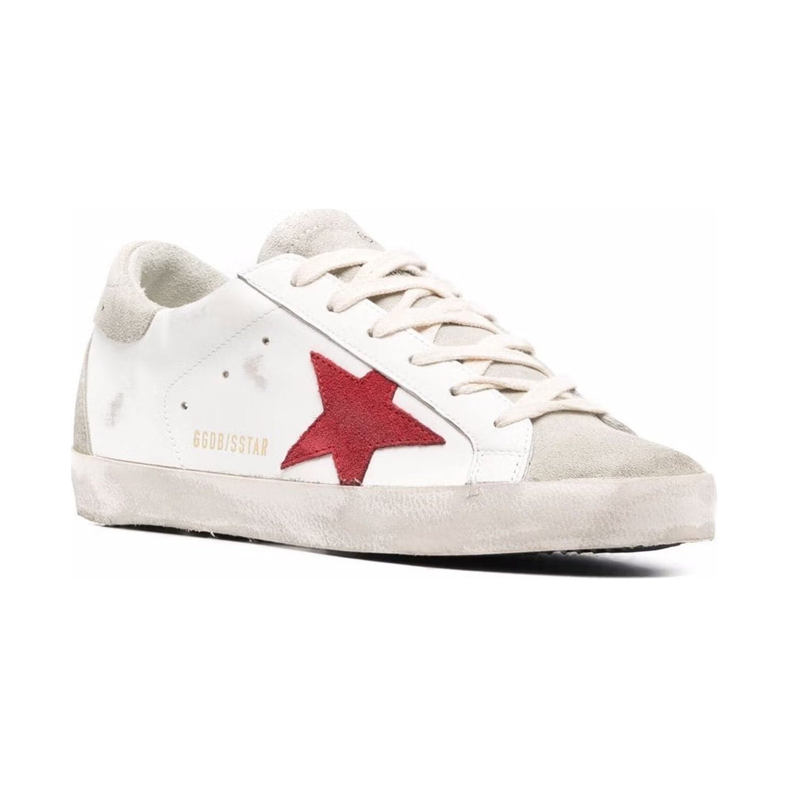 Golden Goose Super-Star 'Red Suede Star Grey Heel Tab' (Women) - الصورة 2