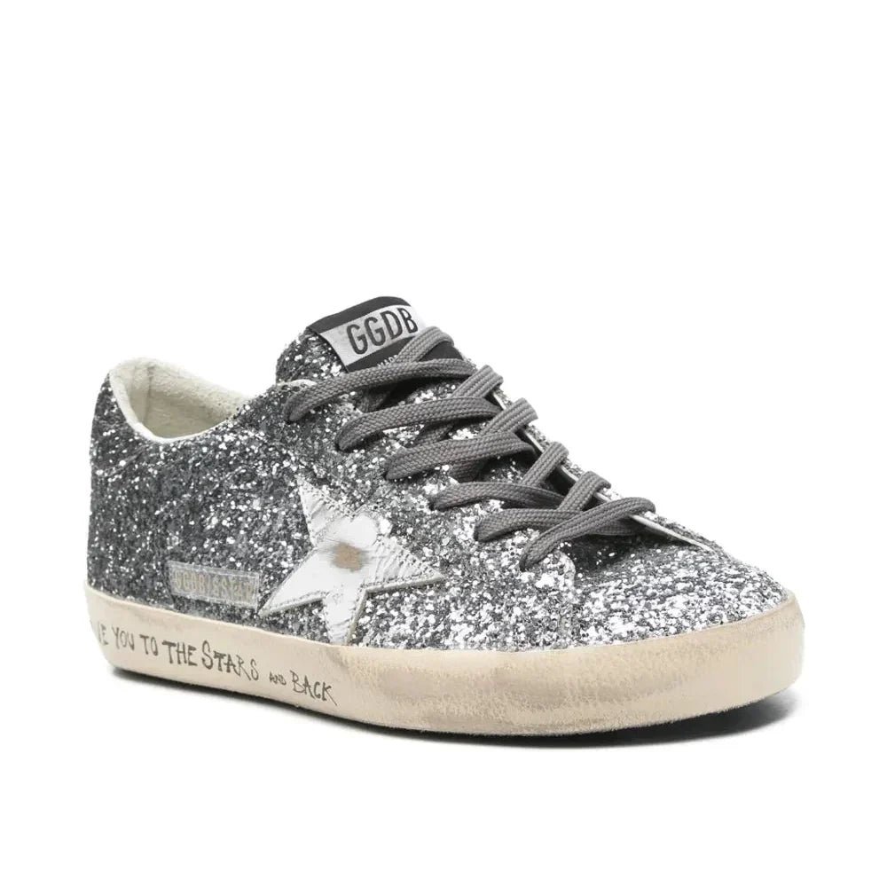 Golden Goose Super-Star 'Glitter Silver Metallic Star' (Women) - الصورة 2