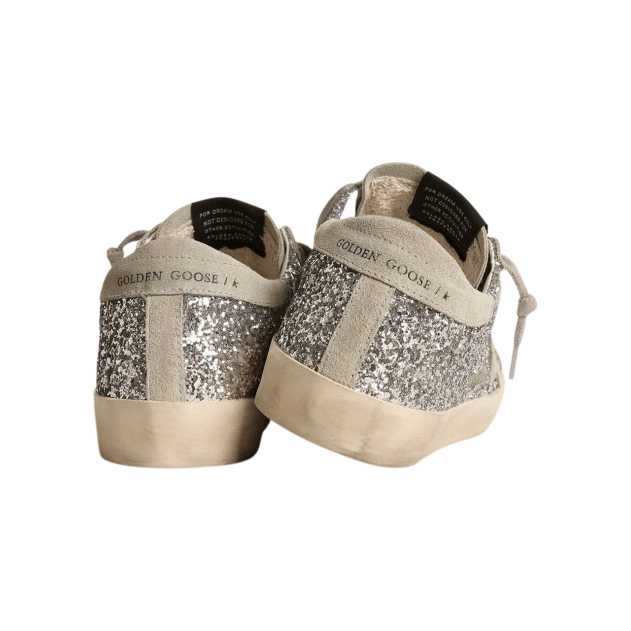 Golden Goose Super-Star 'Silver Glitter Ice Grey Star' (Women) - الصورة 4