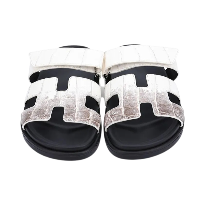 Hermès Chypre Sandal 'Himalaya Crocodile' (Men) - الصورة 3