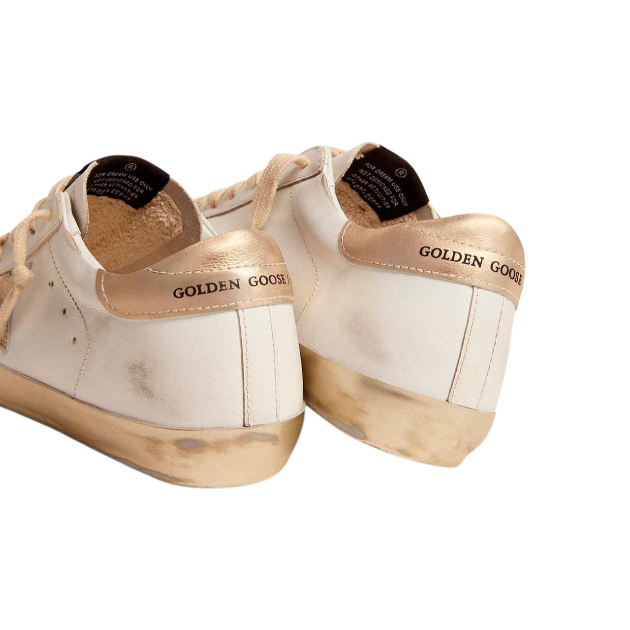 Golden Goose Super-Star 'Gold Sparkle Foxing Studs' (Women) - الصورة 3