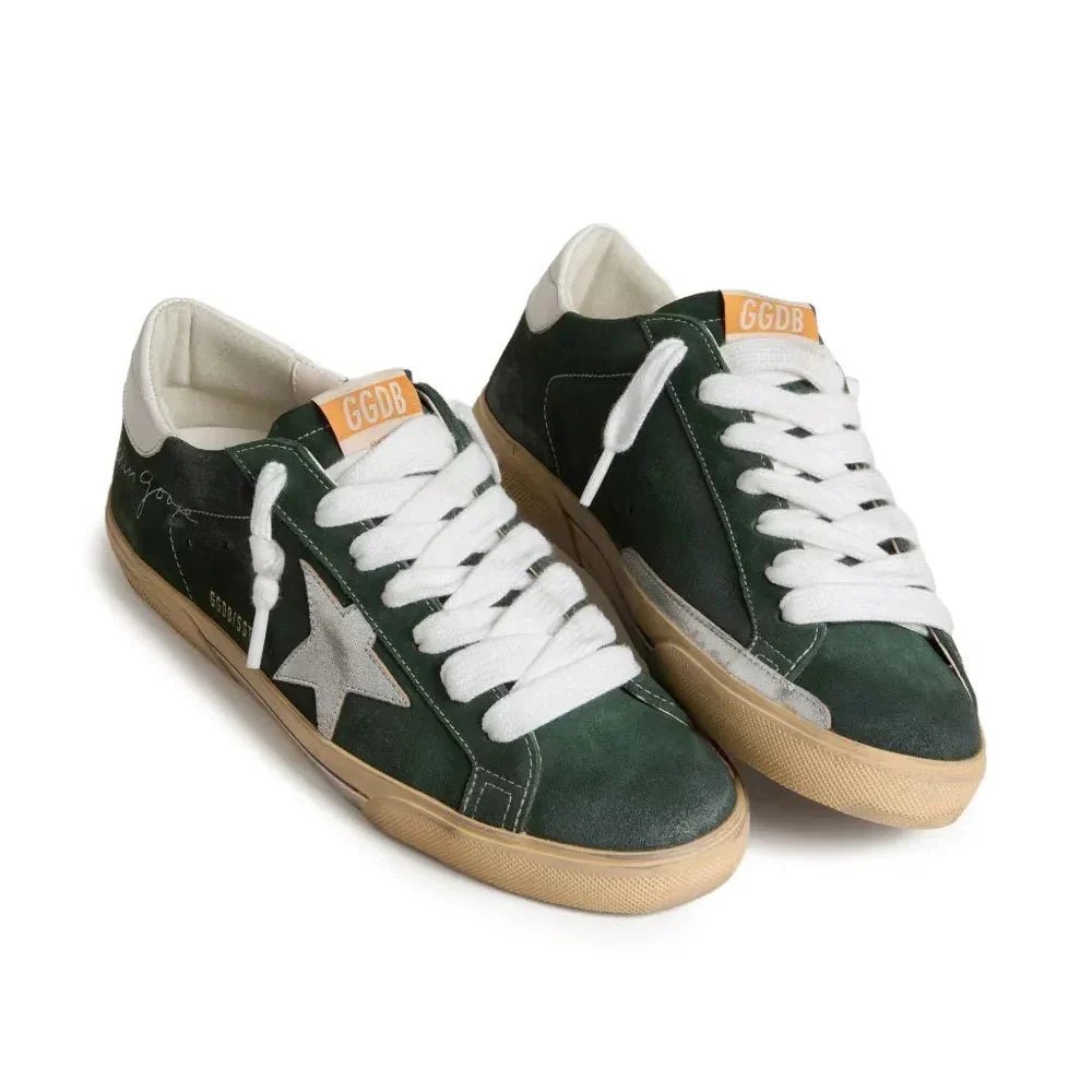 Golden Goose Super-Star 'Green Suede Silver Star' (Men) - الصورة 2