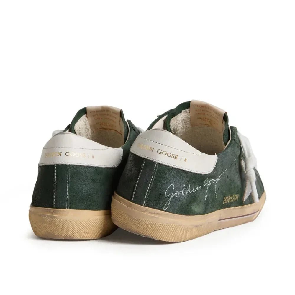 Golden Goose Super-Star 'Green Suede Silver Star' (Men) - الصورة 3