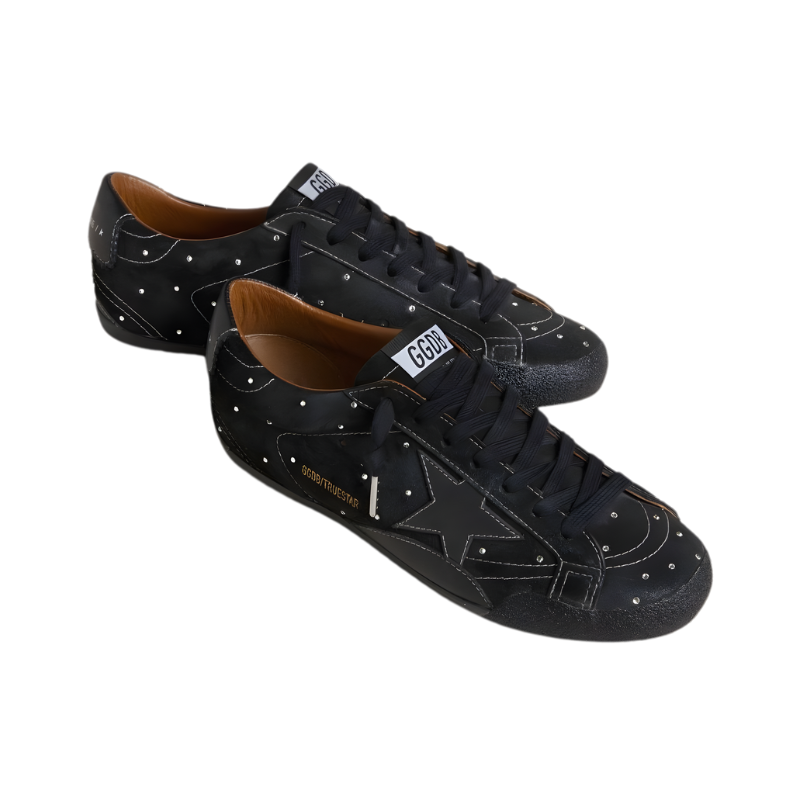 Golden Goose True-Star 'Black Suede Swarovski' (Women) - الصورة 3