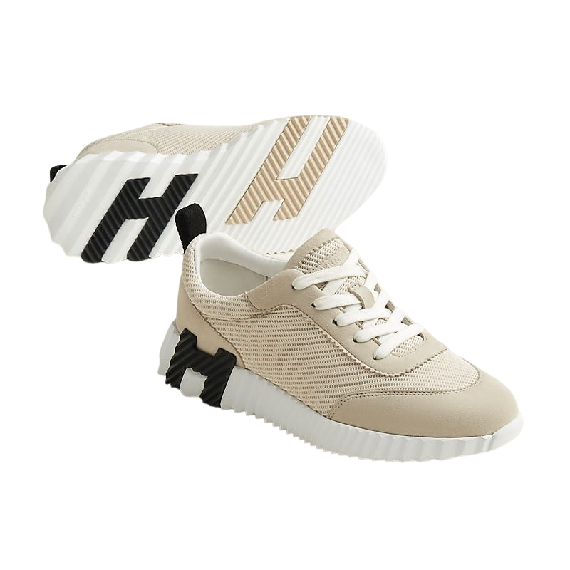 Hermès Bouncing Sneaker 'Beige Glaise' (Men) - الصورة 4