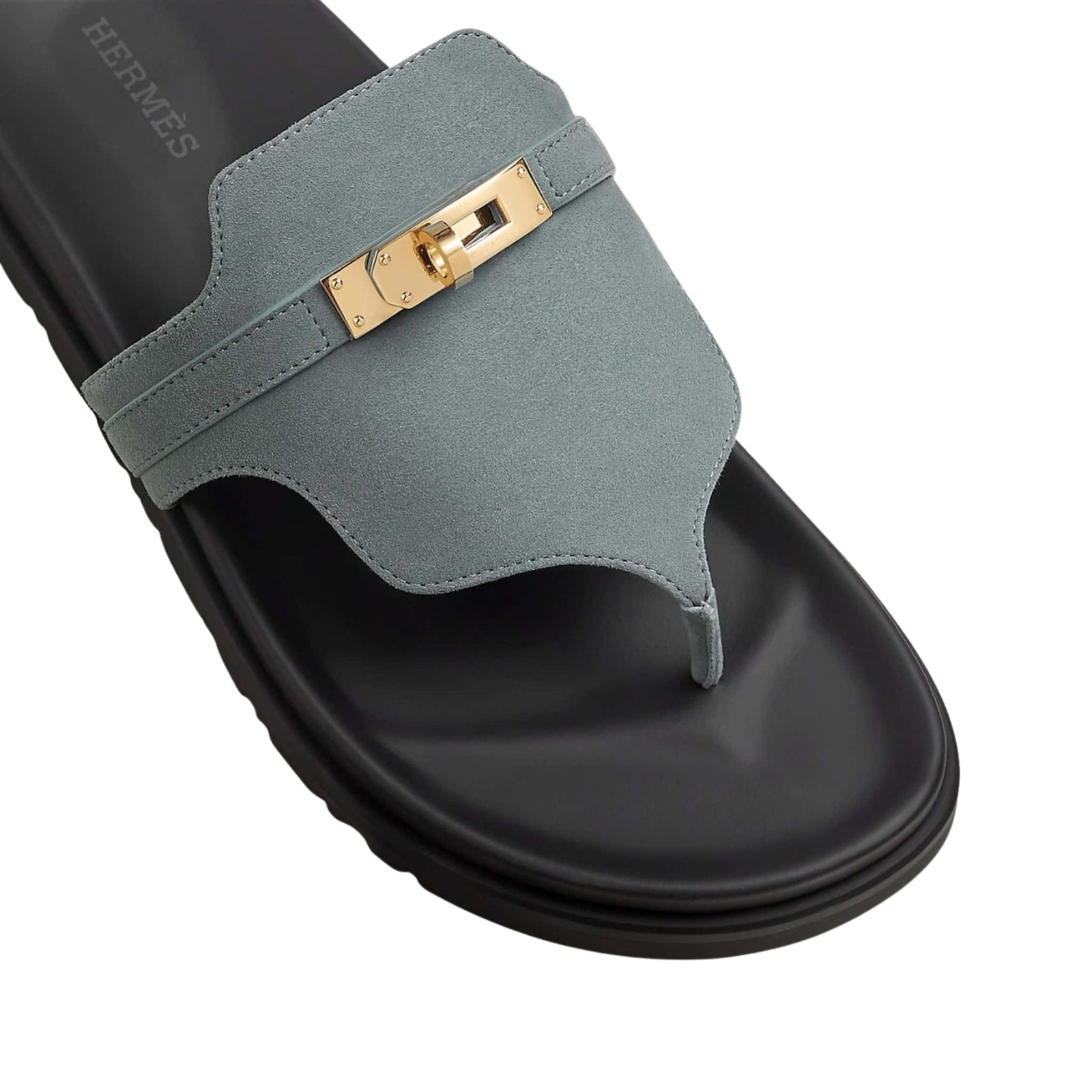Hermès Empire Sandal 'Bleu Tonnerre' (Women) - الصورة 3