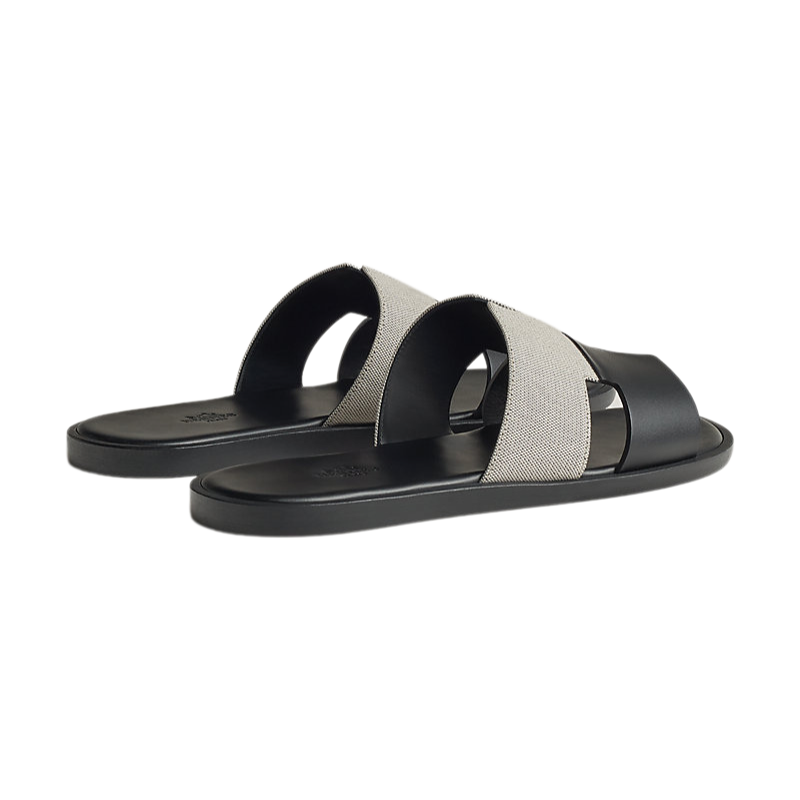 Hermès Izmir Sandal 'Black White' (Men) - الصورة 3