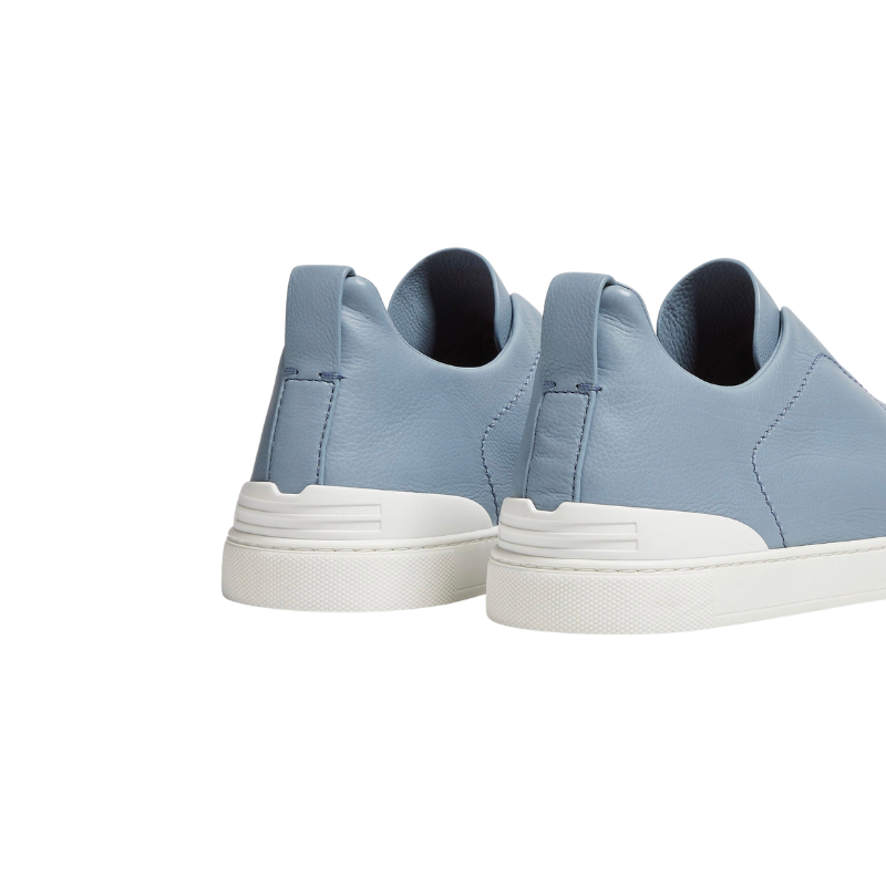 Zegna Triple Stitch™ SECONDSKIN Sneaker 'Light Blue' (Men) - الصورة 3