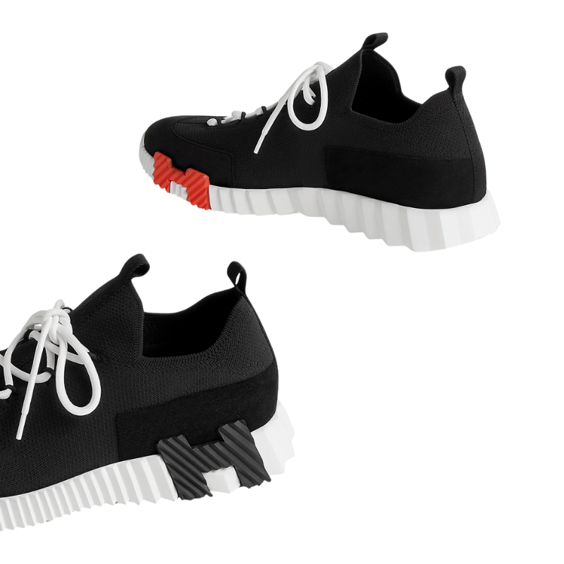 Hermès Lift Slip-On Sneaker 'Noir Blanc' (Unisex) - الصورة 3