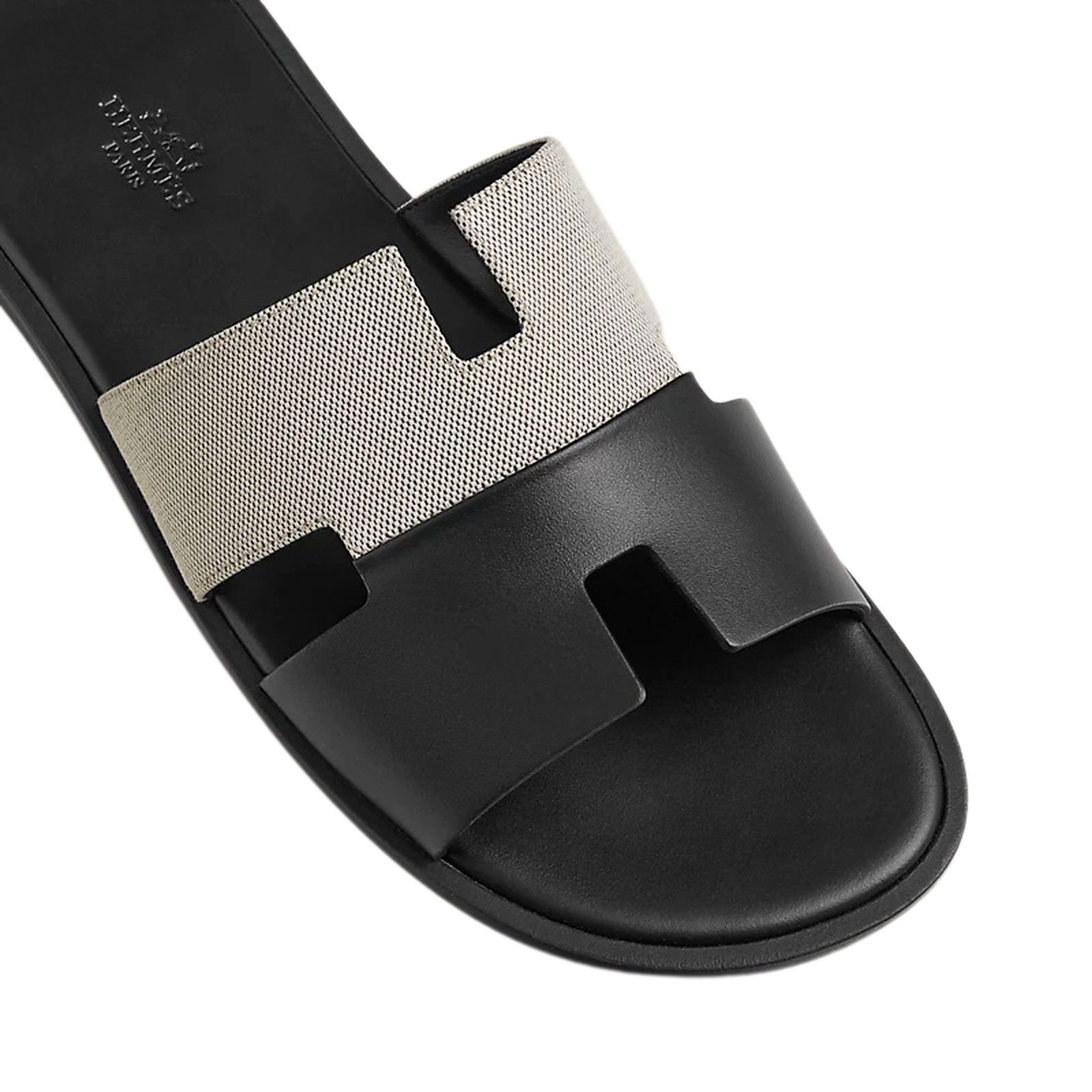 Hermès Izmir Sandal 'Black White' (Men) - الصورة 4