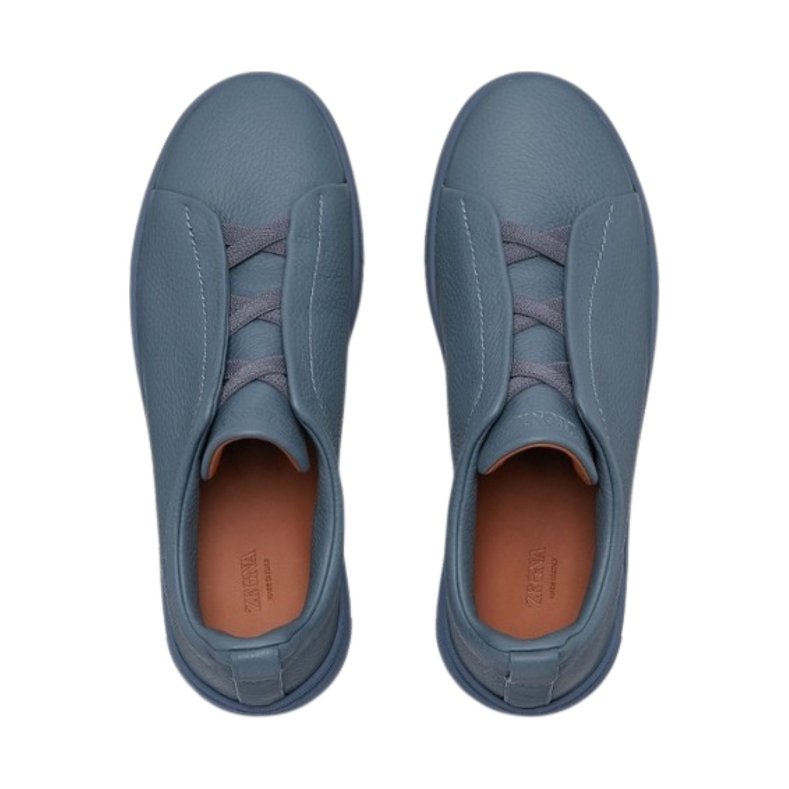 Zegna Triple Stitch™ Sneaker 'Blue' (Men) - الصورة 3