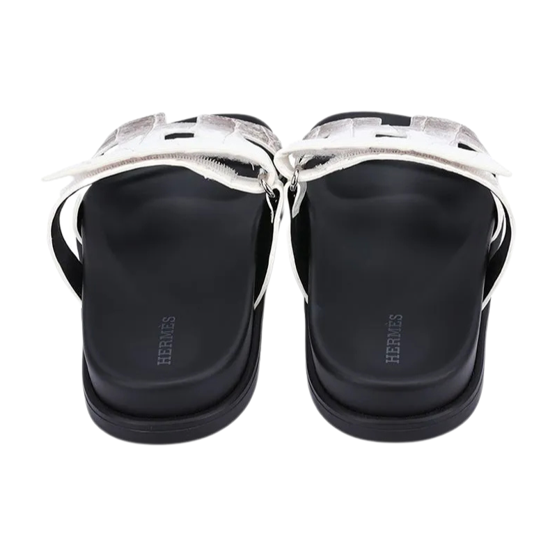 Hermès Chypre Sandal 'Himalaya Crocodile' (Men) - الصورة 4