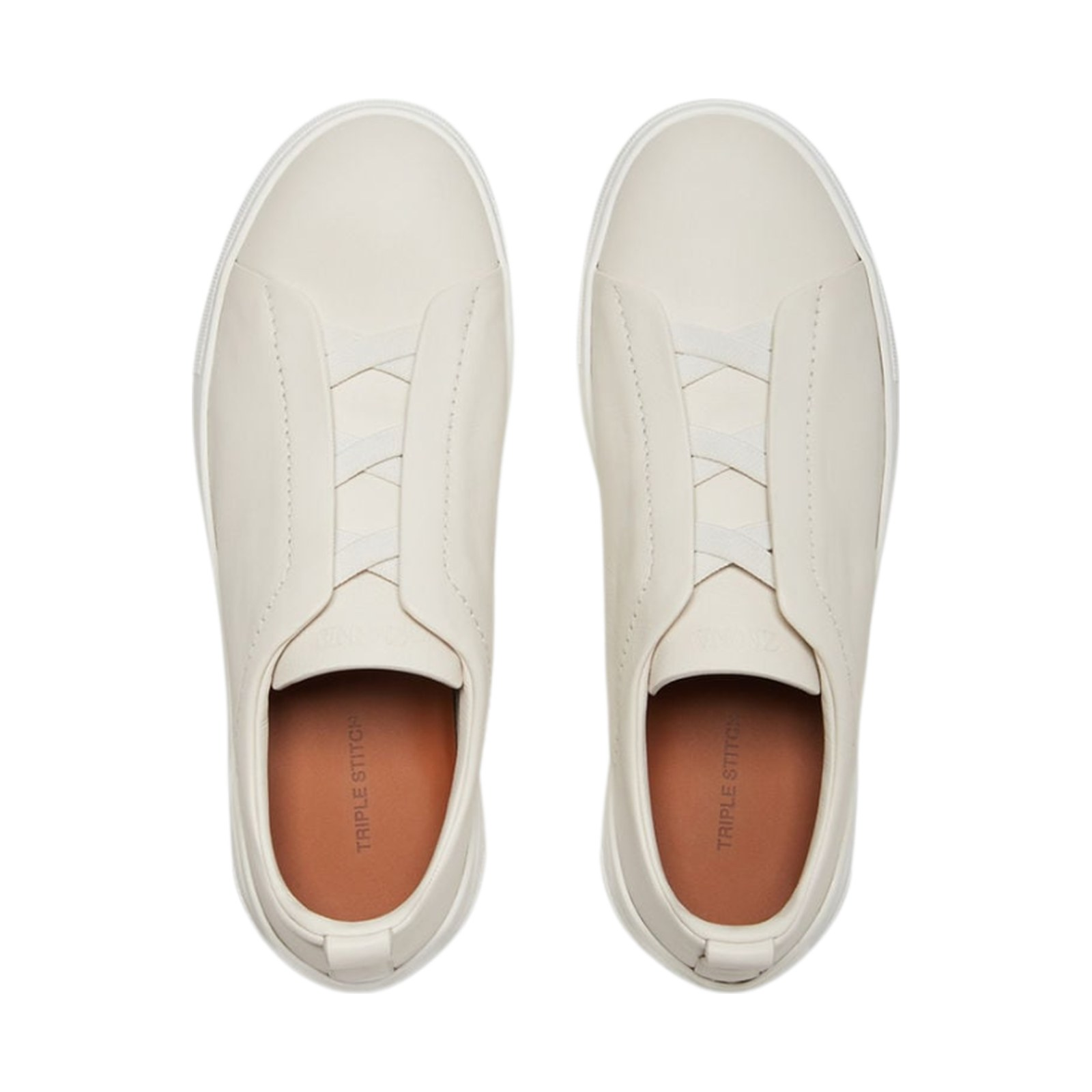 Zegna Triple Stitch™ SECONDSKIN Sneaker 'White' (Unisex) - الصورة 4