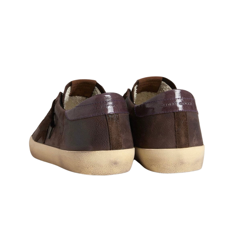 Golden Goose Super-Star LTD 'Brown Nubuck Purple Heel Tab' (Men) - الصورة 4