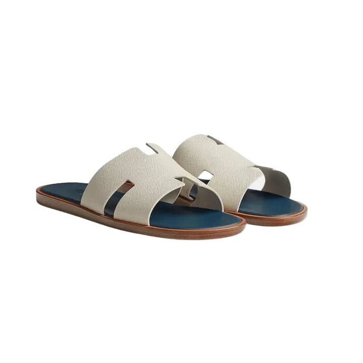 Hermès Izmir Sandal 'Gris Silex Bleu Turquin' (Men) - الصورة 3
