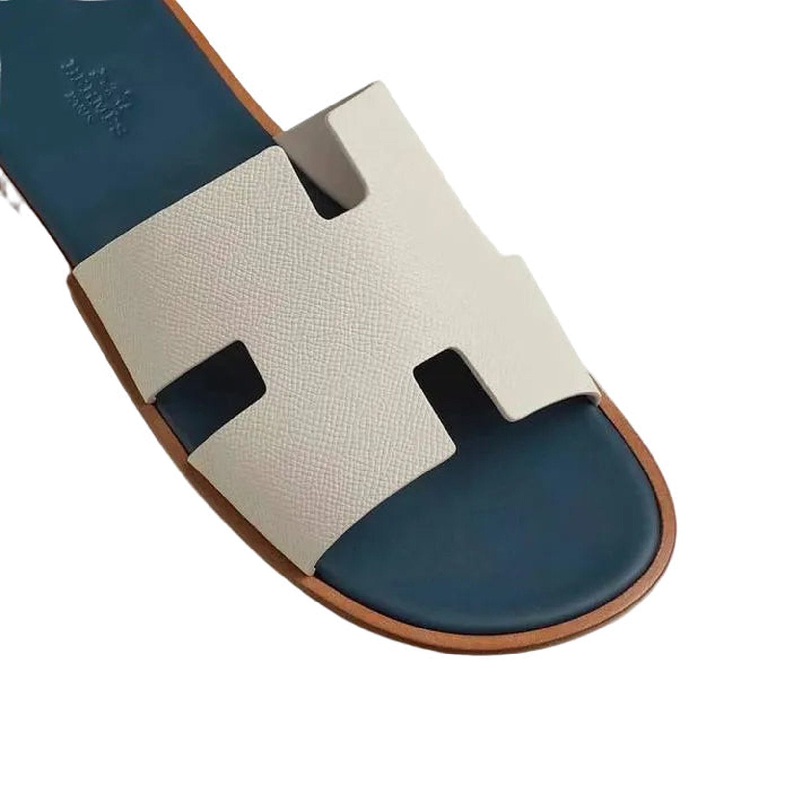 Hermès Izmir Sandal 'Gris Silex Bleu Turquin' (Men) - الصورة 2