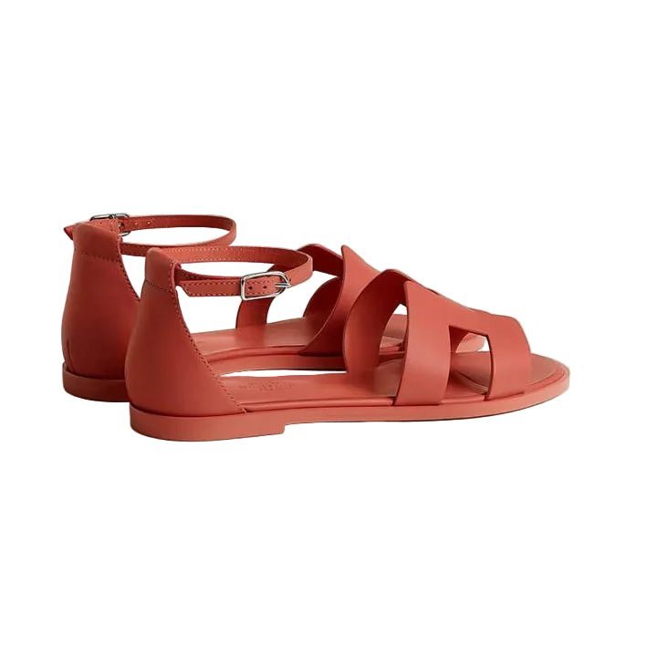Hermès Santorini Sandal 'Étoupe Pink' (Women) - الصورة 3
