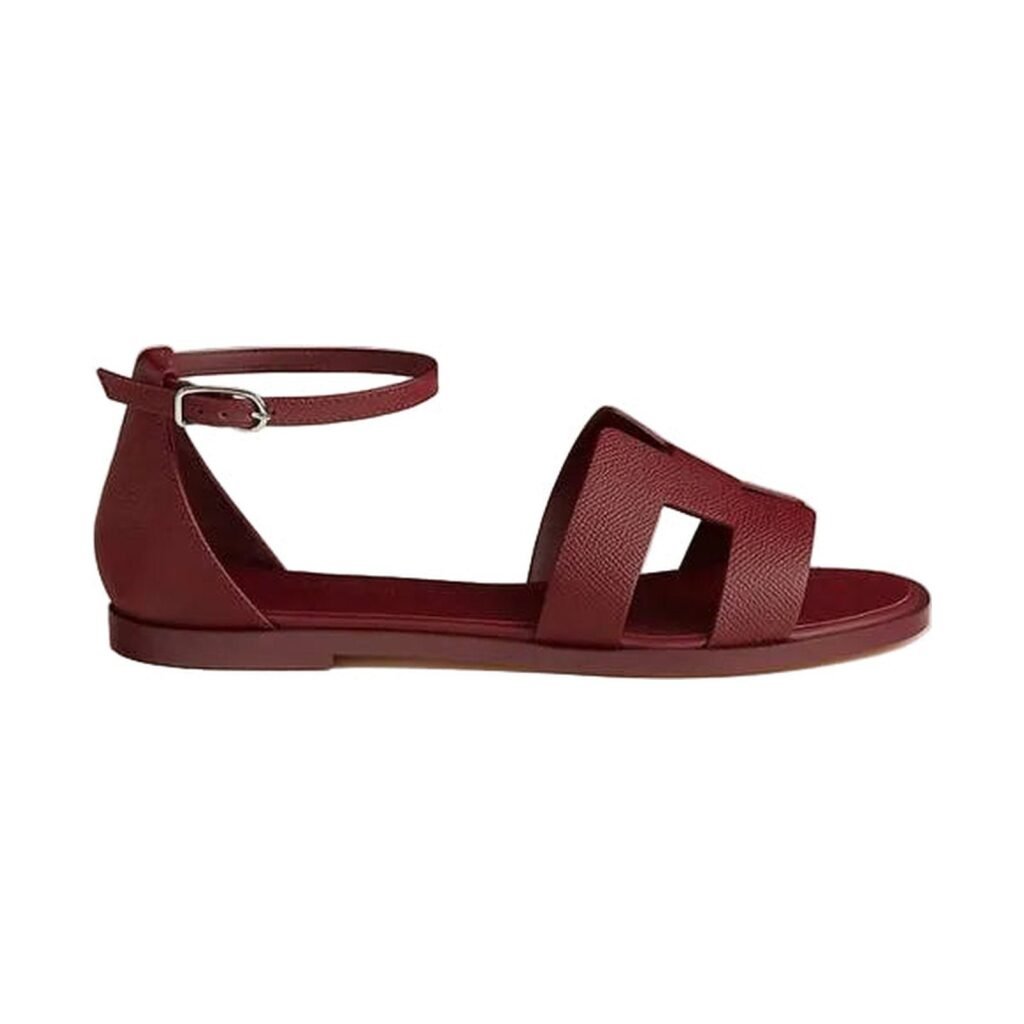 Hermès Santorini Sandal 'Rouge Epsom' (Women)