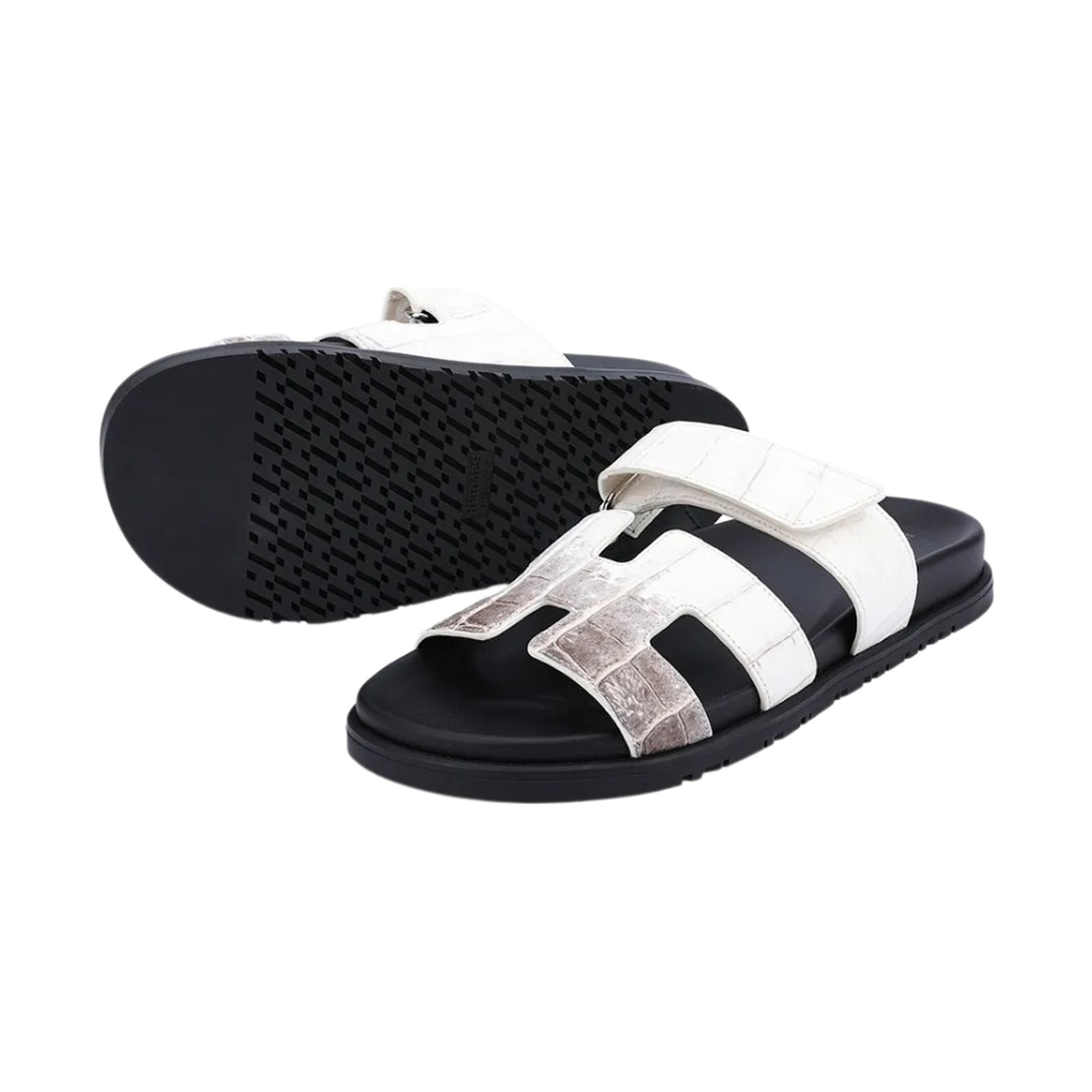 Hermès Chypre Sandal 'Himalaya Crocodile' (Men) - الصورة 5