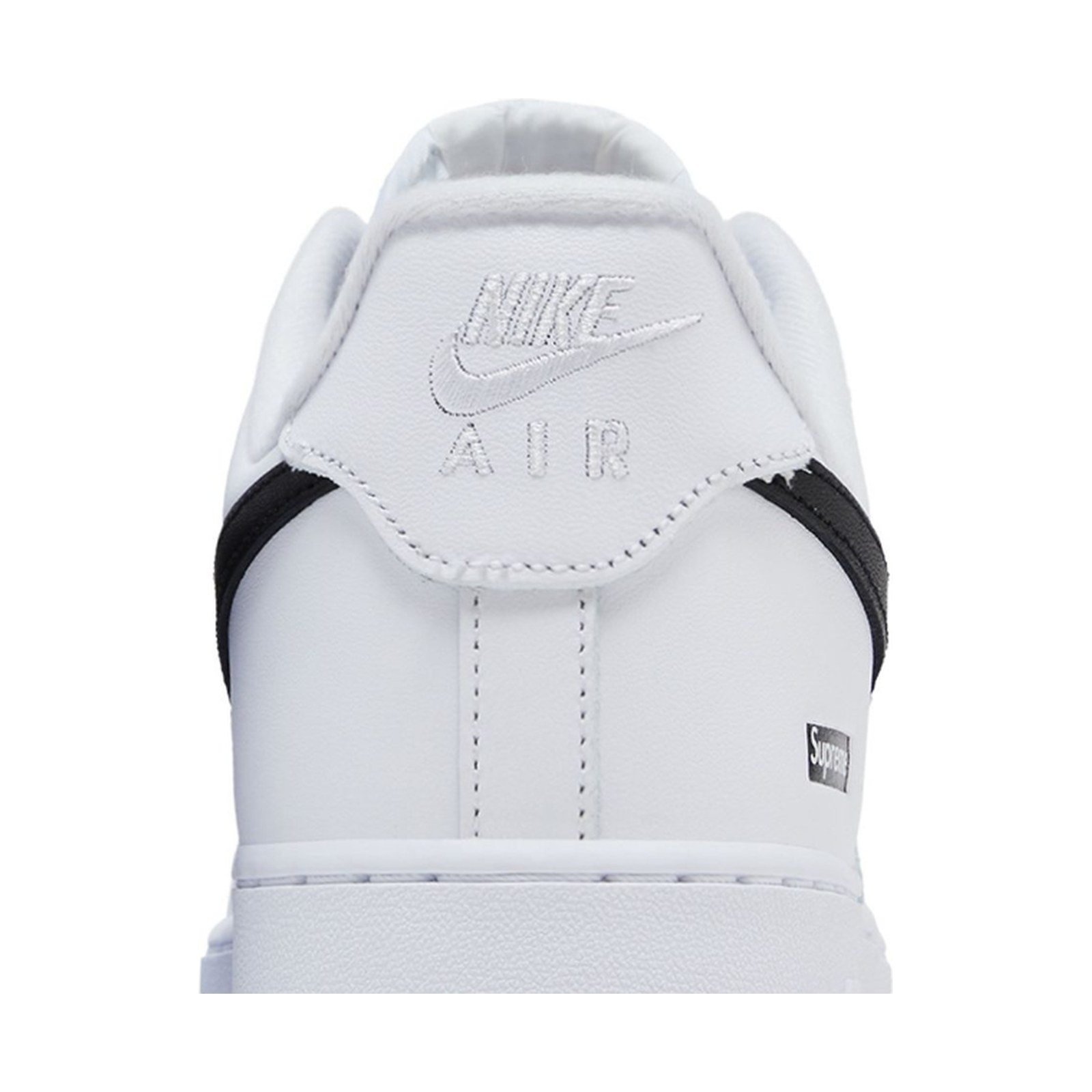 Nike x Supreme Air Force 1 Low 'Box Logo - White Black' (Men) - الصورة 8