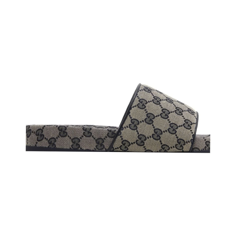 Gucci GG Slide 'Beige Blue Monogram' (Unisex) - الصورة 2