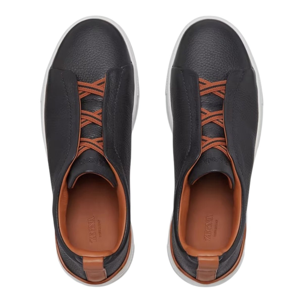 Zegna Triple Stitch™ Sneaker 'Black Deerskin' (Men) - الصورة 4