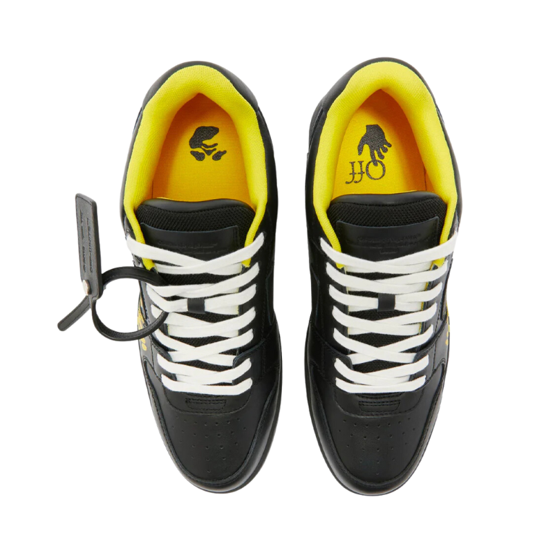 Off-White Out Of Office 'For Walking - Black Yellow' (Unisex) - الصورة 4