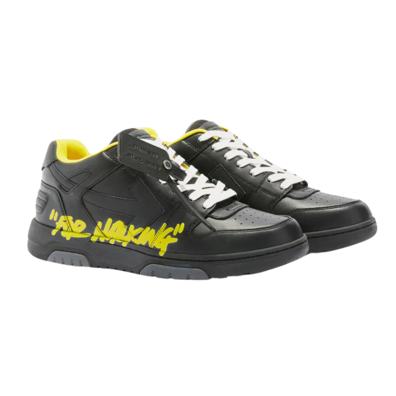 Off-White Out Of Office 'For Walking - Black Yellow' (Unisex) - الصورة 2