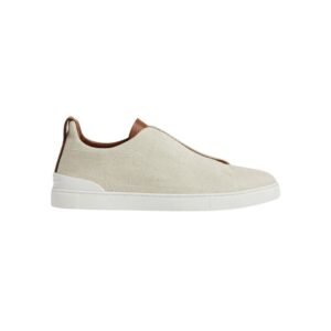 Zegna Triple Stitch™ Sneaker 'Dust White Cotton Linen' (Men)