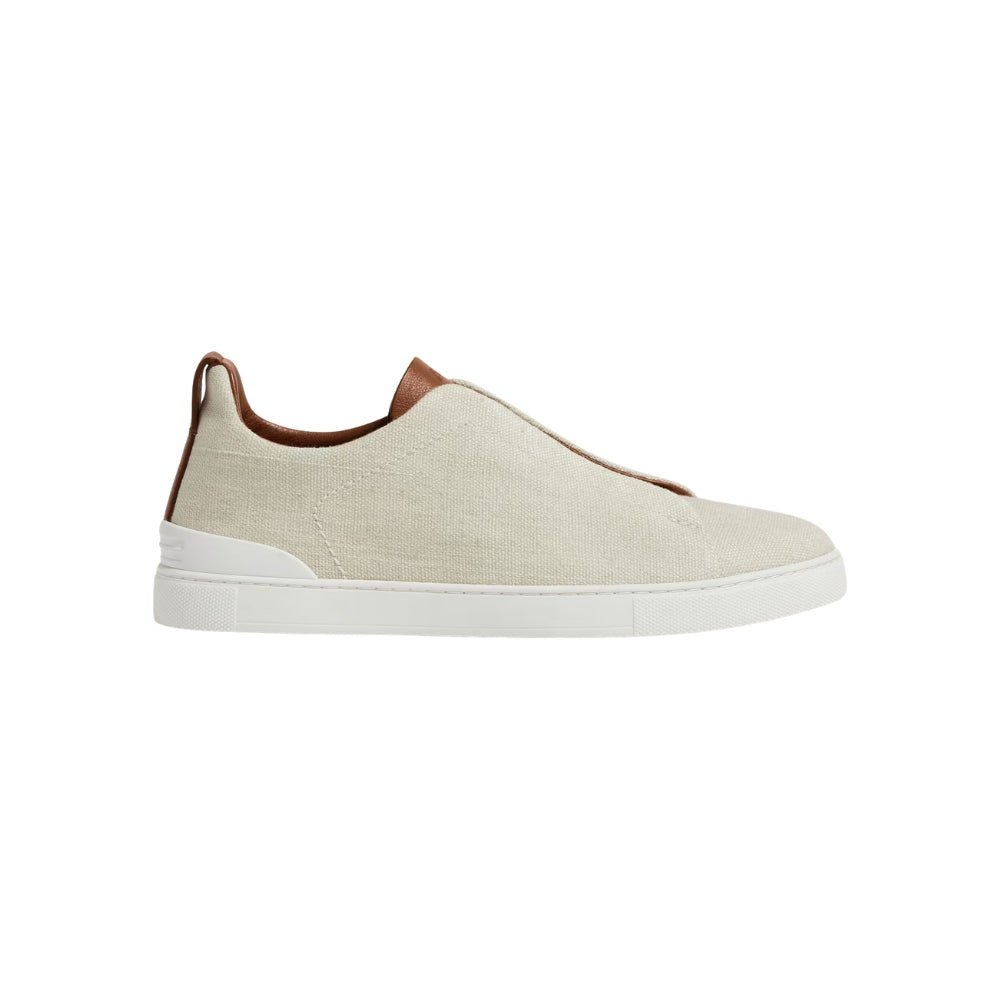 Zegna Triple Stitch™ Sneaker 'Dust White Cotton Linen' (Men)