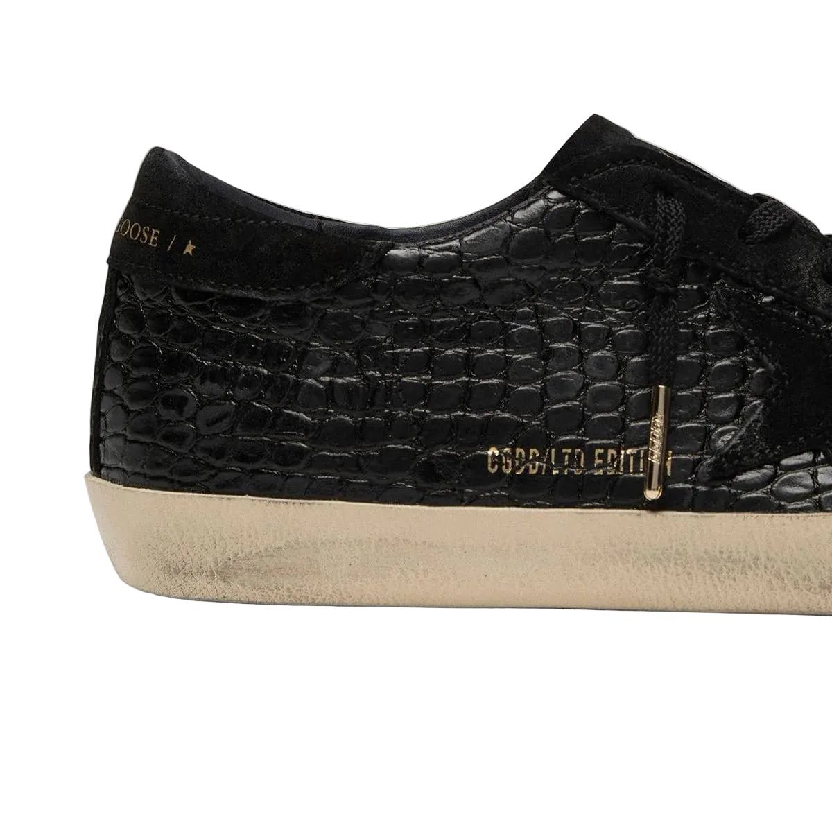 Golden Goose Super-Star LTD 'Black Croc-Print' (Unisex) - الصورة 4
