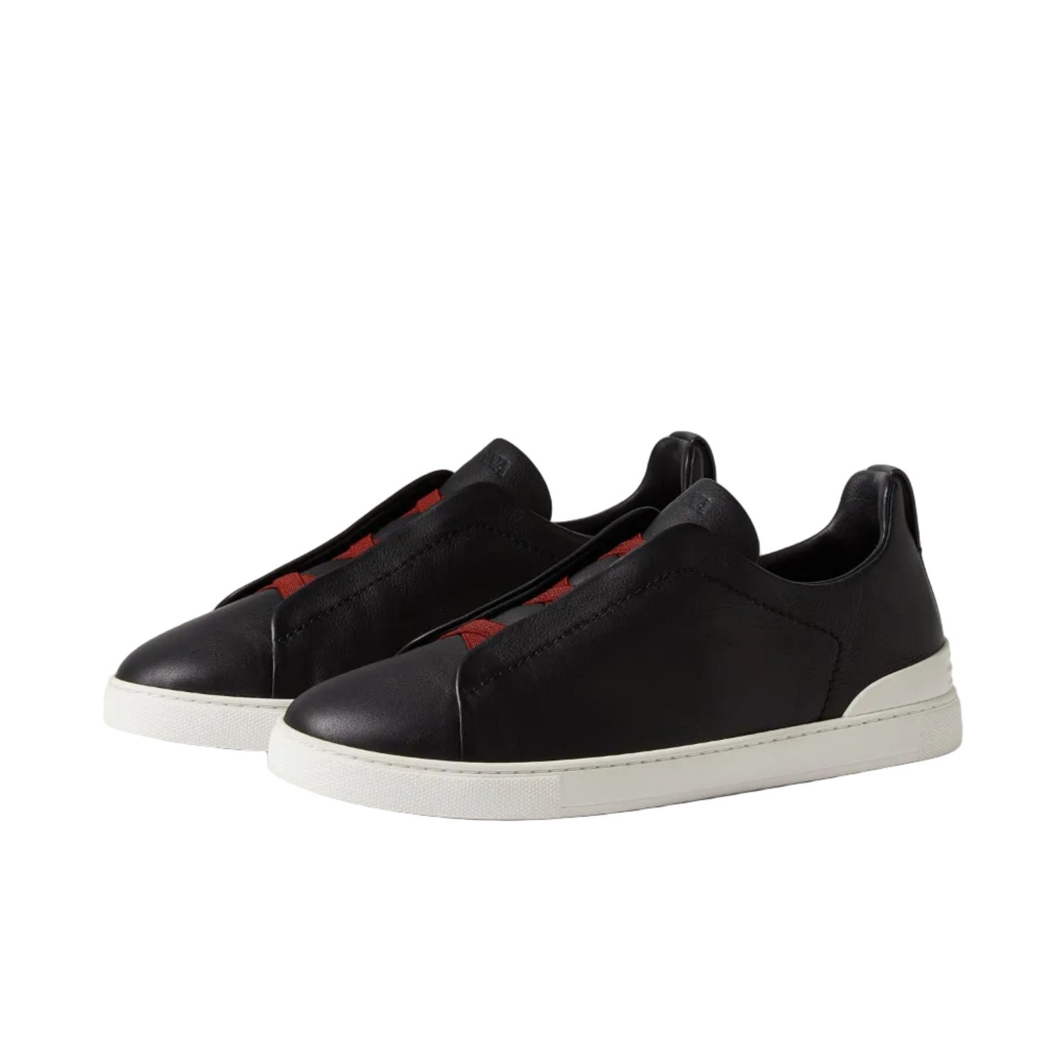Zegna Triple Stitch™ SECONDSKIN Sneaker 'Black' (Men) - الصورة 2