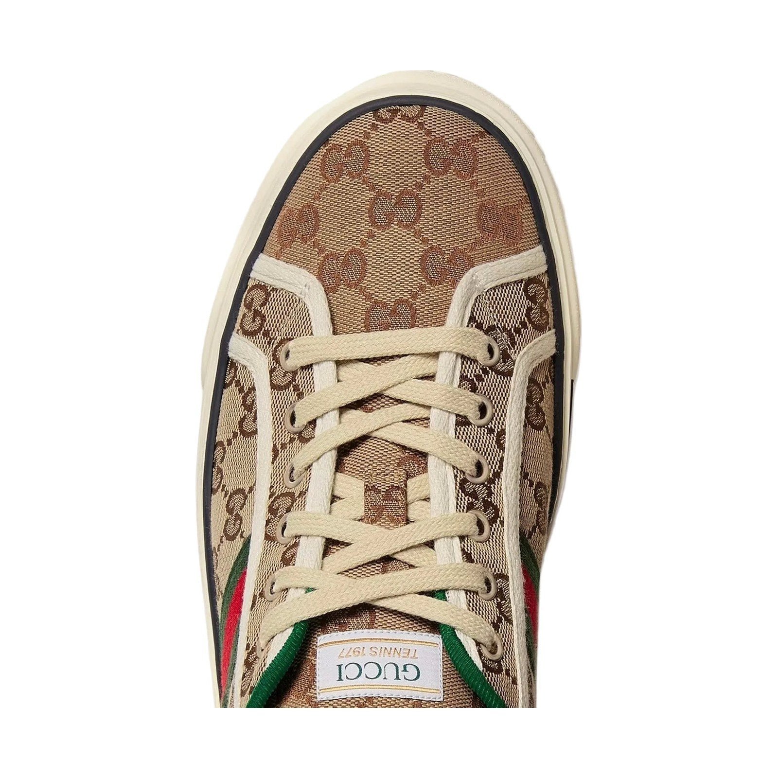 Gucci Tennis 1977 'GG Canvas Beige Ebony' (Women) - الصورة 4