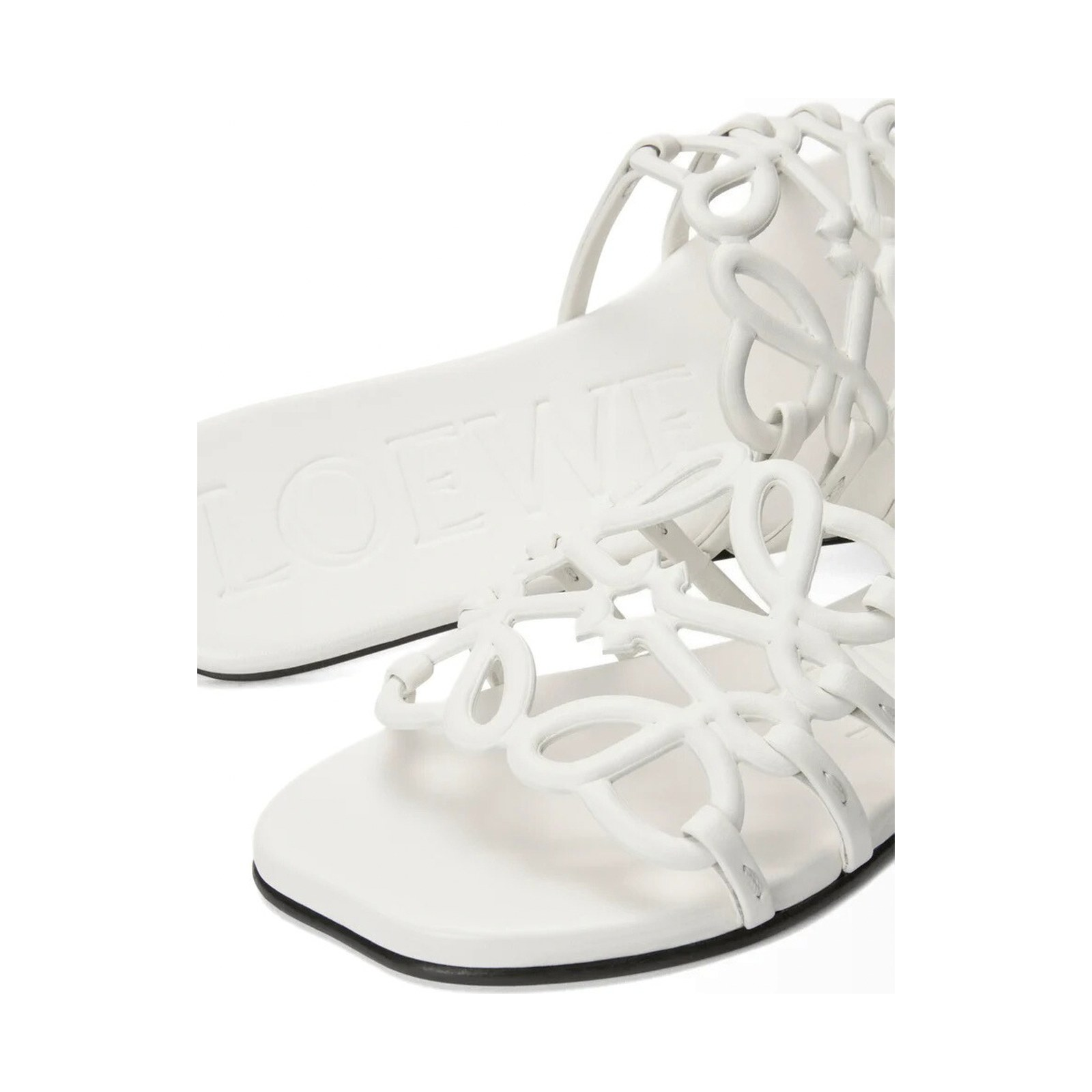 LOEWE Petal Anagram Slide 'White' (Women) - الصورة 2