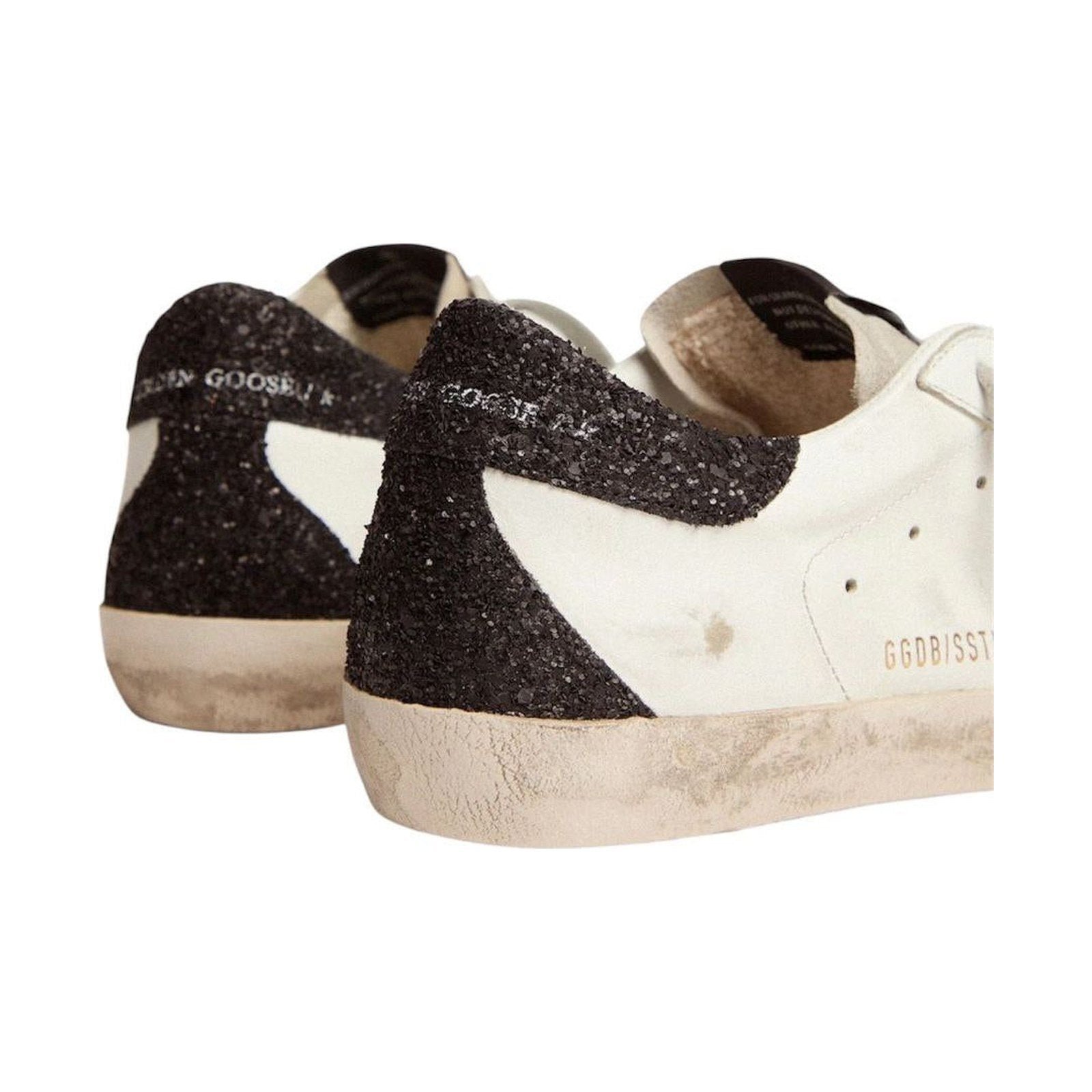 Golden Goose Super-Star 'Gold Glitter Star Black Heel' (Women) - الصورة 3