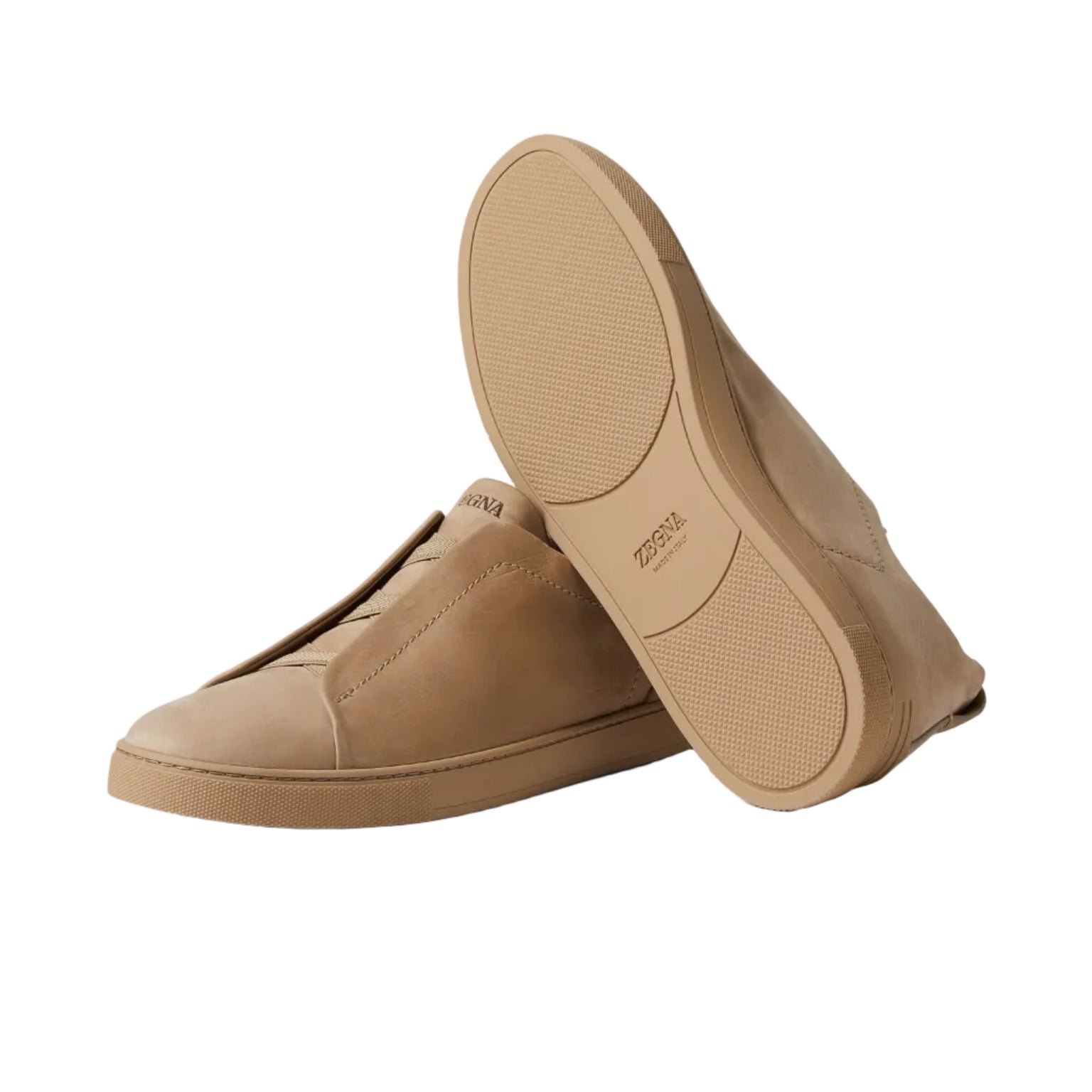 Zegna Triple Stitch™ SECONDSKIN Sneaker 'French Beige' (Men) - الصورة 2