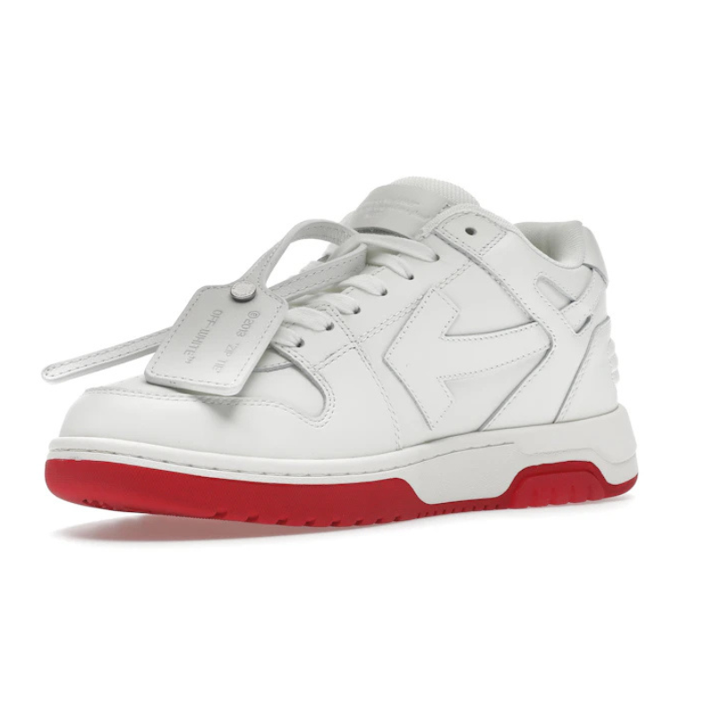 Off-White Out Of Office 'For Walking - White Red' (Unisex) - الصورة 3