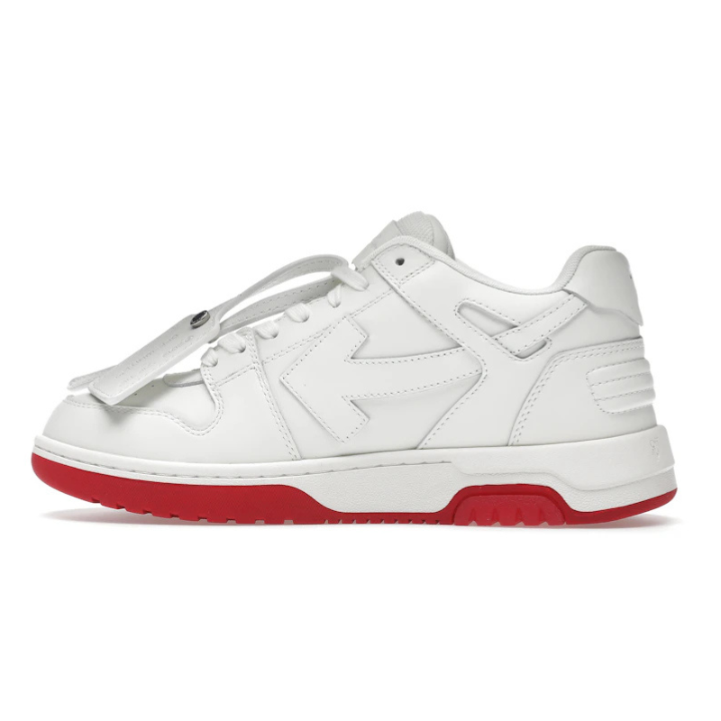 Off-White Out Of Office 'For Walking - White Red' (Unisex) - الصورة 4