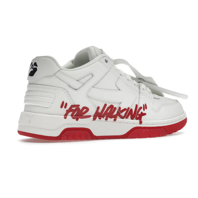 Off-White Out Of Office 'For Walking - White Red' (Unisex) - الصورة 2