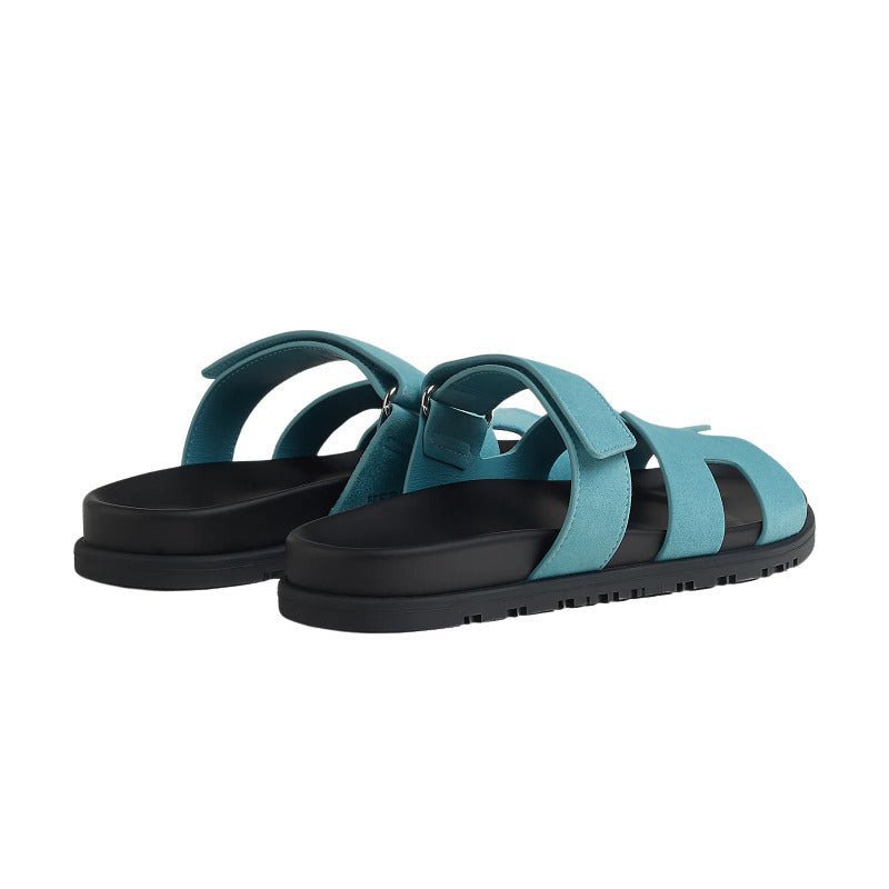 Hermès Chypre Sandal 'Bleu Minéral' (Women) - الصورة 3