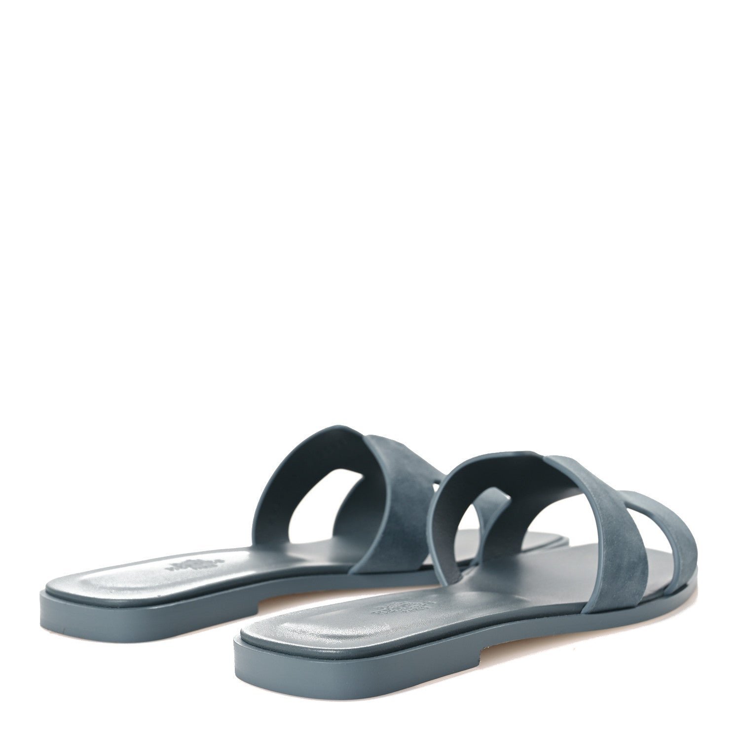 Hermès Oran Sandal 'Fringed Denim - Bleu Tonnerre' (Women) - الصورة 5