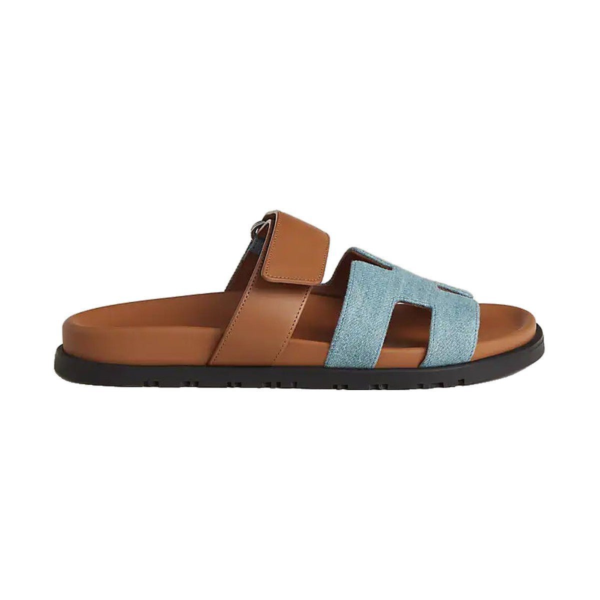 Hermès Chypre Sandal 'Denim Bleu Clair Naturel' (Women) - الصورة 2