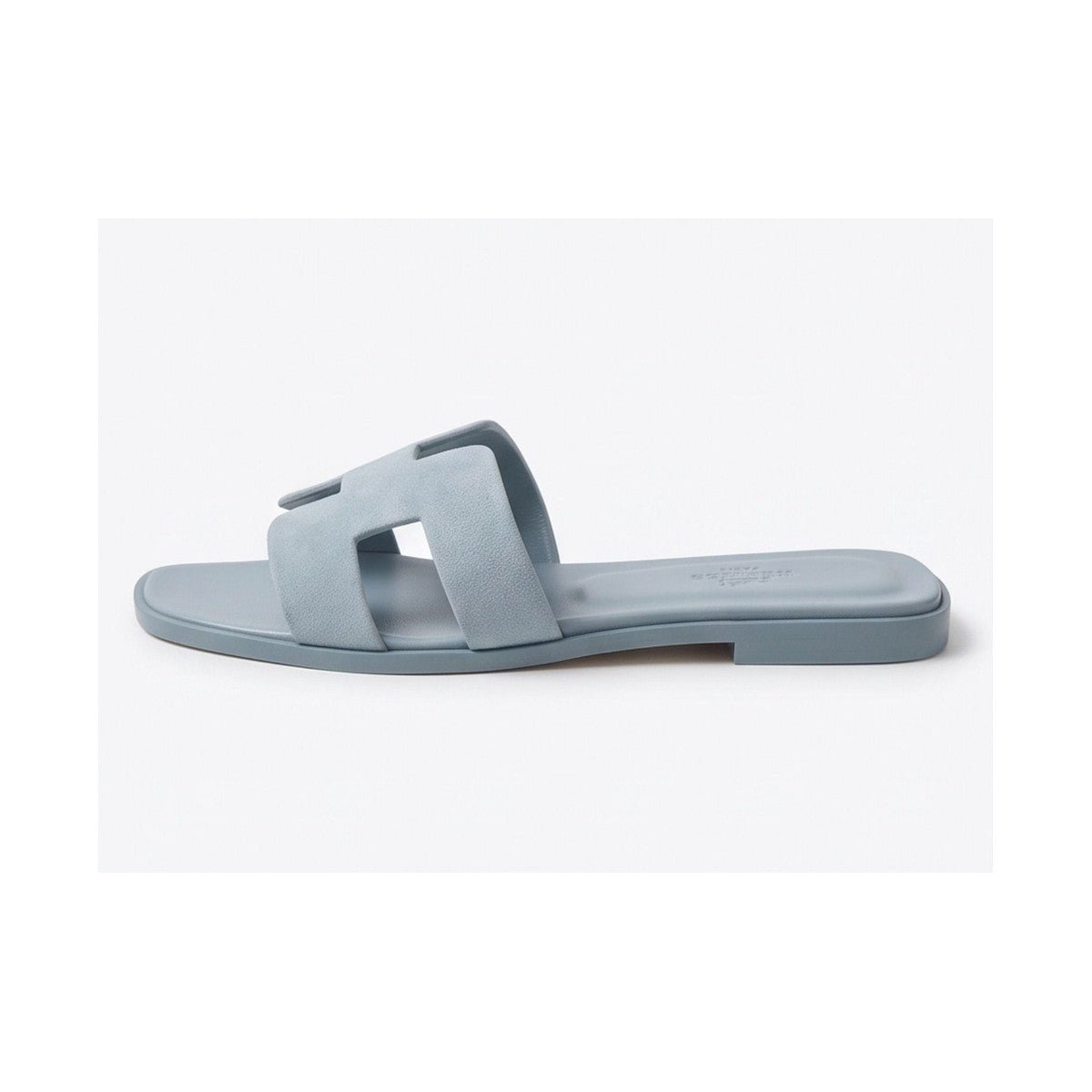 Hermès Oran Sandal 'Baby Blue Suede' (Women) - الصورة 2