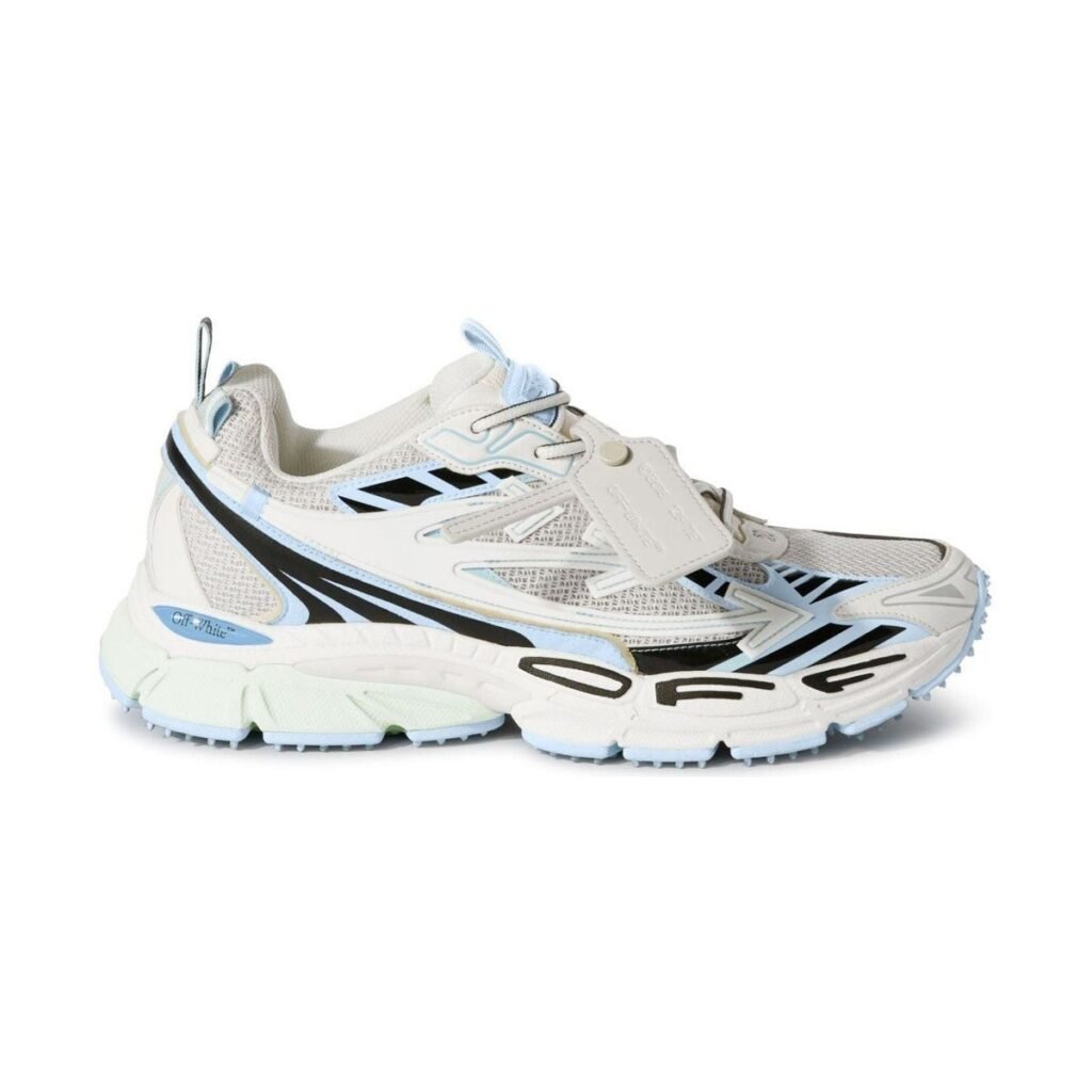 Off-White Be Right Back Suede Sneaker 'White Light Blue' (Men)