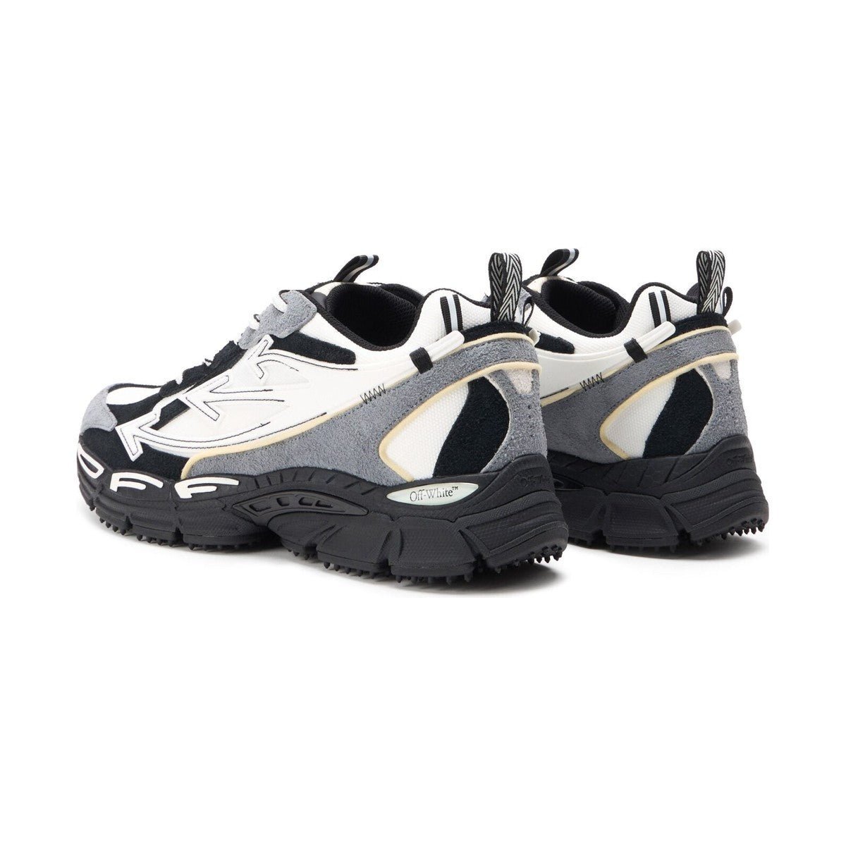 Off-White Be Right Back Suede Sneaker 'White Black' (Men) - الصورة 5